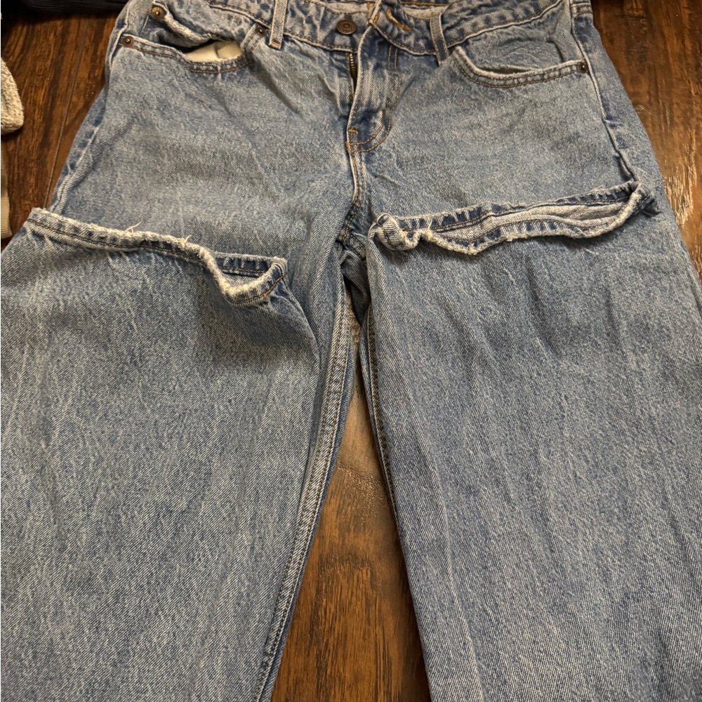 Levi's Low Loose Stone Wash Jeans